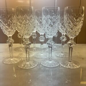 Crystal Waterford cherry glasses